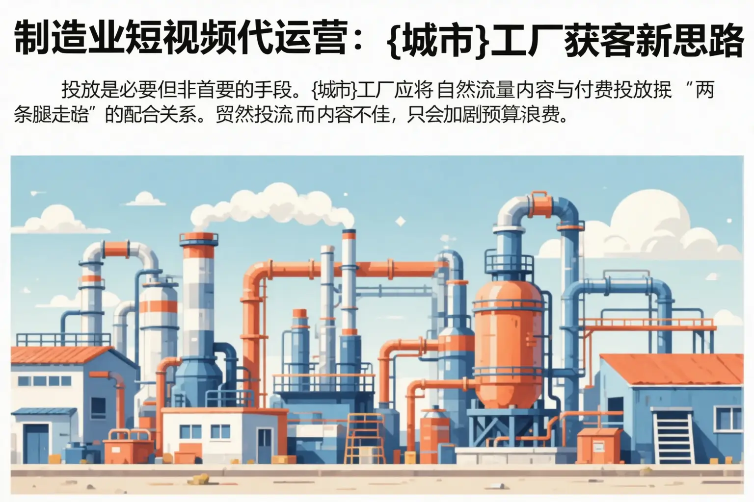 制造业短视频代运营：房山工厂获客新思路