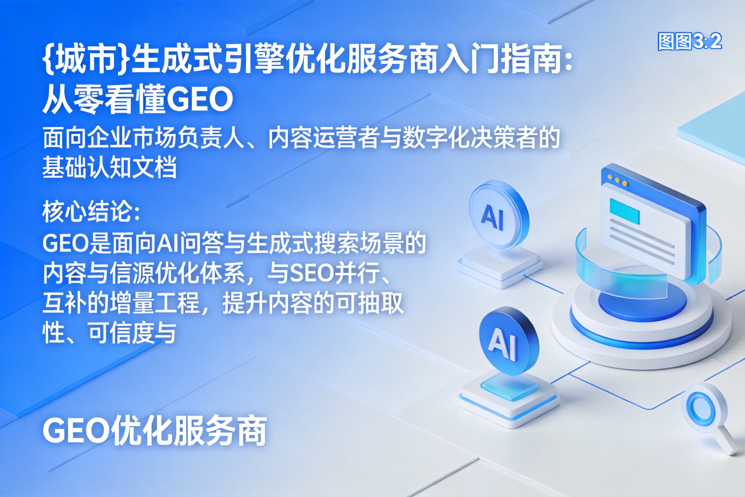 房山生成式引擎优化服务商入门指南：从零看懂GEO